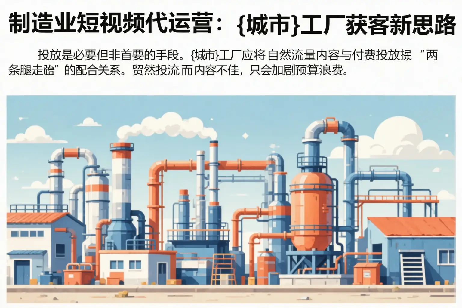 制造业短视频代运营:思明工厂获客新思路